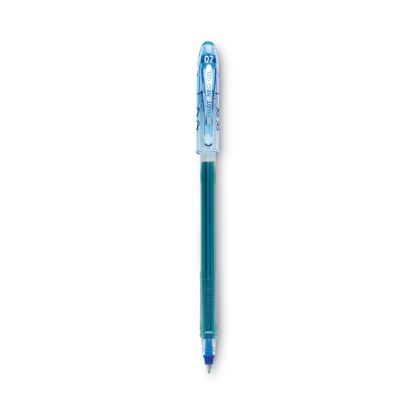 Neo-Gel Gel Pen, Stick, Fine 0.7 mm, Blue Ink, Blue Barrel, Dozen1