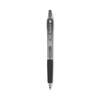 Precise Gel BeGreen Gel Pen, Retractable, Fine 0.7 mm, Black Ink, Black Barrel, Dozen1