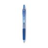 Precise Gel BeGreen Gel Pen, Retractable, Fine 0.7 mm, Blue Ink, Blue Barrel, Dozen1