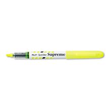 Spotliter Supreme Highlighter, Fluorescent Yellow Ink, Chisel Tip, Yellow/White Barrel, Dozen1