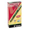 Precise V5 Roller Ball Pen, Stick, Extra-Fine 0.5 mm, Green Ink, Green Barrel, Dozen2