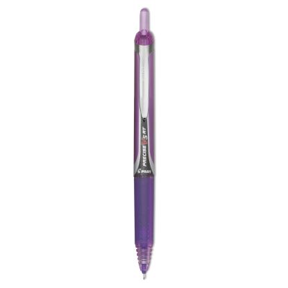 Precise V5RT Roller Ball Pen, Retractable, Extra-Fine 0.5 mm, Purple Ink, Purple Barrel1