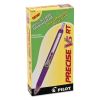 Precise V5RT Roller Ball Pen, Retractable, Extra-Fine 0.5 mm, Purple Ink, Purple Barrel2