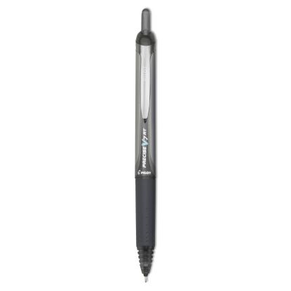 Precise V7RT Roller Ball Pen, Retractable, Fine 0.7 mm, Black Ink, Black Barrel1