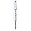 Precise V5 BeGreen Roller Ball Pen, Stick, Extra-Fine 0.5 mm, Blue Ink, Blue Barrel, Dozen1