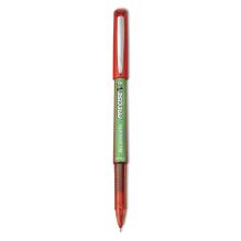 Precise V5 BeGreen Roller Ball Pen, Stick, Extra-Fine 0.5 mm, Red Ink, Red Barrel, Dozen1