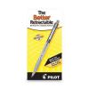 Better Ballpoint Pen, Retractable, Fine 0.7 mm, Black Ink, Smoke Barrel, Dozen2