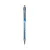 Better Ballpoint Pen, Retractable, Fine 0.7 mm, Blue Ink, Translucent Blue Barrel, Dozen1