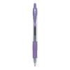 G2 Premium Gel Pen, Retractable, Extra-Fine 0.5 mm, Purple Ink, Smoke Barrel, Dozen1