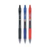 G2 Premium Gel Pen, Retractable, Fine 0.7 mm, Assorted Ink Colors, Smoke Barrel, 3/Pack1