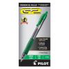 G2 Premium Gel Pen, Retractable, Fine 0.7 mm, Green Ink, Smoke Barrel, Dozen2