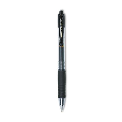 G2 Premium Gel Pen, Retractable, Fine 0.7 mm, Black Ink, Smoke Barrel, 2/Pack1