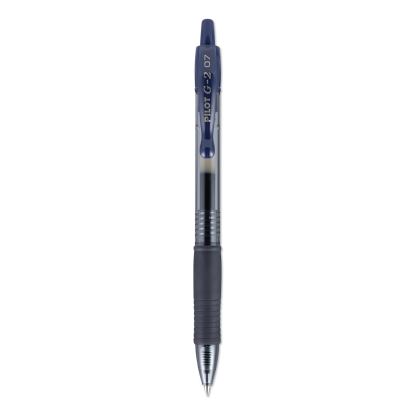 G2 Premium Gel Pen, Retractable, Fine 0.7 mm, Blue Ink, Smoke Barrel, Dozen1