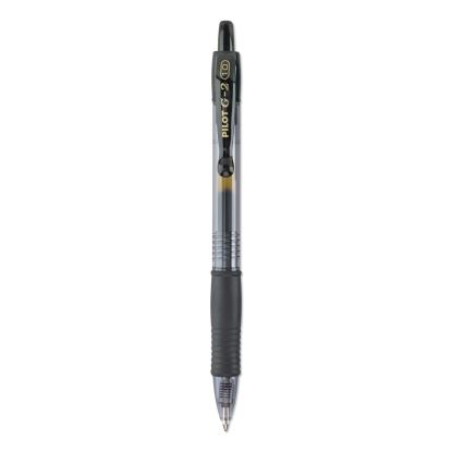 G2 Premium Gel Pen, Retractable, Bold 1 mm, Black Ink, Smoke Barrel, Dozen1