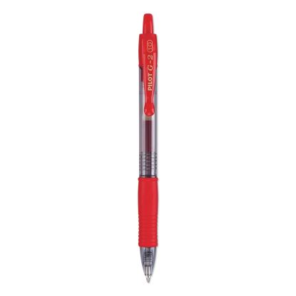 G2 Premium Gel Pen, Retractable, Bold 1 mm, Red Ink, Smoke Barrel, Dozen1