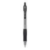 G2 Premium Gel Pen Convenience Pack, Retractable, Extra-Fine 0.38 mm, Black Ink, Clear/Black Barrel, Dozen1