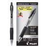 G2 Premium Gel Pen Convenience Pack, Retractable, Extra-Fine 0.38 mm, Black Ink, Clear/Black Barrel, Dozen2