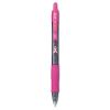 G2 Premium Breast Cancer Awareness Gel Pen, Retractable, Fine 0.7 mm, Black Ink, Translucent Pink Barrel, Dozen1