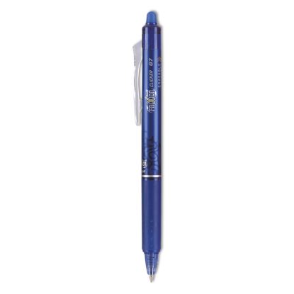 FriXion Clicker Erasable Gel Pen, Retractable, Fine 0.7 mm, Blue Ink, Blue Barrel1