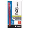 FriXion Clicker Erasable Gel Pen, Retractable, Fine 0.7 mm, Red Ink, Red Barrel2