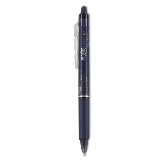 FriXion Clicker Erasable Gel Pen, Retractable, Fine 0.7 mm, Navy Ink, Navy Barrel1