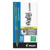 FriXion Clicker Erasable Gel Pen, Retractable, Fine 0.7 mm, Green Ink, Green Barrel, Dozen2