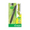 G-Knock BeGreen Gel Pen, Retractable, Fine 0.7 mm, Black Ink, Black Barrel, Dozen2