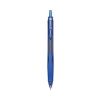 G-Knock BeGreen Gel Pen, Retractable, Fine 0.7 mm, Blue Ink, Blue Barrel, Dozen1