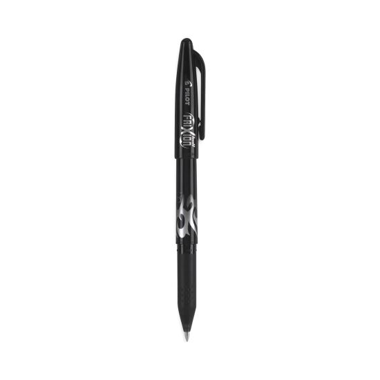 FriXion Ball Erasable Gel Pen, Stick, Fine 0.7 mm, Black Ink, Black Barrel1