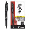 FriXion Ball Erasable Gel Pen, Stick, Fine 0.7 mm, Black Ink, Black Barrel2