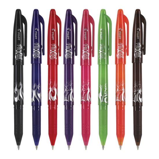 FriXion Ball Erasable Gel Pen, Stick, Fine 0.7 mm, Assorted Ink and Barrel Colors, 8/Pack1