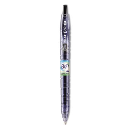 B2P Bottle-2-Pen Recycled Gel Pen, Retractable, Fine 0.7 mm, Black Ink, Translucent Blue Barrel1