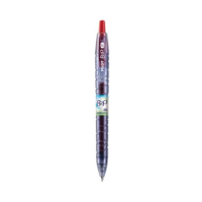 B2P Bottle-2-Pen Recycled Gel Pen, Retractable, Fine 0.7 mm, Red Ink, Translucent Blue Barrel1