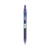 B2P Bottle-2-Pen Recycled Gel Pen, Retractable, Fine 0.7 mm, Purple Ink, Translucent Blue Barrel1