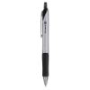 Acroball Pro Advanced Ink Ballpoint Pen, Retractable, Medium 1 mm, Black Ink, Silver Barrel, Dozen1