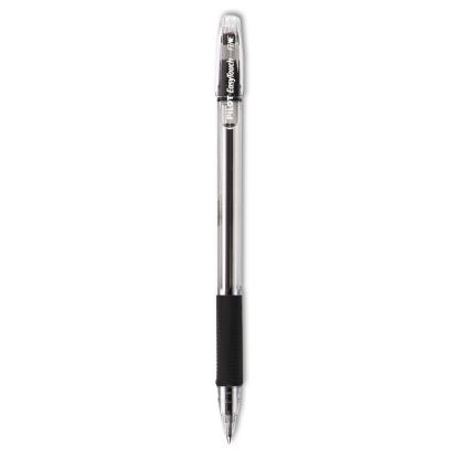 EasyTouch Ballpoint Pen, Stick, Fine 0.7 mm, Black Ink, Clear Barrel, Dozen1