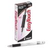 EasyTouch Ballpoint Pen, Stick, Fine 0.7 mm, Black Ink, Clear Barrel, Dozen2