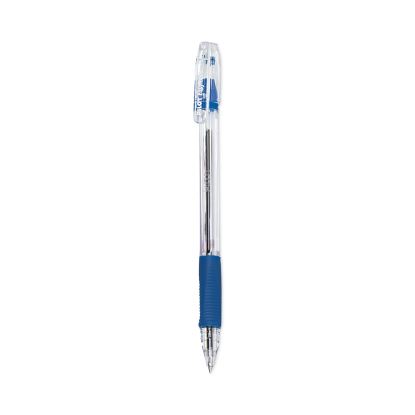 EasyTouch Ballpoint Pen, Stick, Fine 0.7 mm, Blue Ink, Clear Barrel, Dozen1