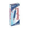 EasyTouch Ballpoint Pen, Stick, Medium 1 mm, Blue Ink, Clear Barrel, Dozen2