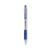 EasyTouch Ballpoint Pen, Retractable, Fine 0.7 mm, Blue Ink, Clear Barrel, Dozen1