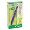 RexGrip BeGreen Ballpoint Pen, Retractable, Medium 1 mm, Blue Ink, Blue Barrel, Dozen2