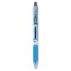 B2P Bottle-2-Pen Recycled Ballpoint Pen, Retractable, Fine 0.7 mm, Black Ink, Translucent Blue Barrel, Dozen1