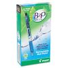 B2P Bottle-2-Pen Recycled Ballpoint Pen, Retractable, Fine 0.7 mm, Black Ink, Translucent Blue Barrel, Dozen2