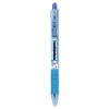 B2P Bottle-2-Pen Recycled Ballpoint Pen, Retractable, Fine 0.7 mm, Blue Ink, Translucent Blue Barrel, Dozen1