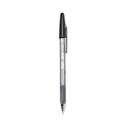 Better Ballpoint Pen, Stick, Fine 0.7 mm, Black Ink, Smoke Barrel, Dozen1