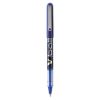 VBall Liquid Ink Roller Ball Pen, Stick, Fine 0.7 mm, Blue Ink, Blue Barrel, Dozen1