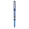 VBall Liquid Ink Roller Ball Pen, Stick, Extra-Fine 0.5 mm, Blue Ink, Blue Barrel, Dozen1