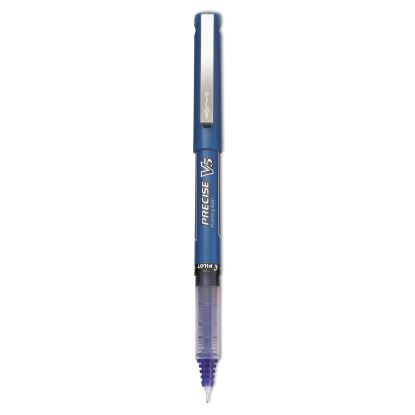 Precise V5 Roller Ball Pen, Stick, Extra-Fine 0.5 mm, Blue Ink, Blue Barrel, Dozen1