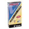 Precise V7 Roller Ball Pen, Stick, Fine 0.7 mm, Black Ink, Black Barrel, Dozen2