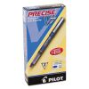 Precise V7 Roller Ball Pen, Stick, Fine 0.7 mm, Blue Ink, Blue Barrel, Dozen2